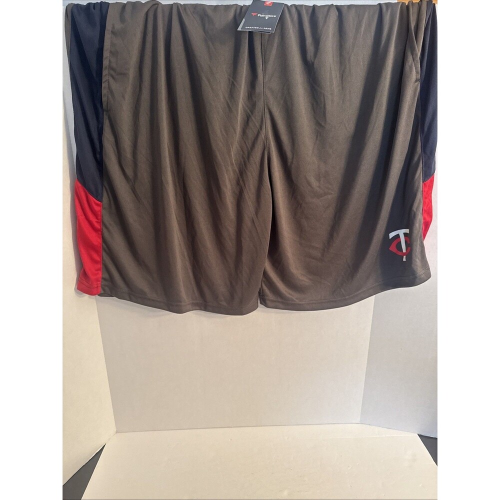 Fanatics Minnesota Twins Shorts Mens 5XL Gray MLB Baseball NWT
